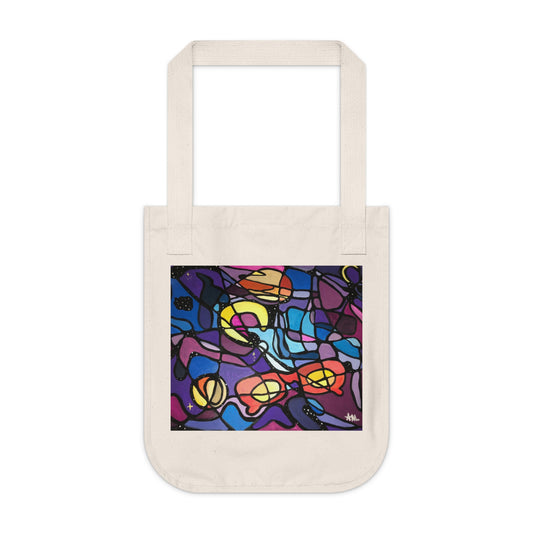 “ Star Dust” Organic Canvas Tote Bag